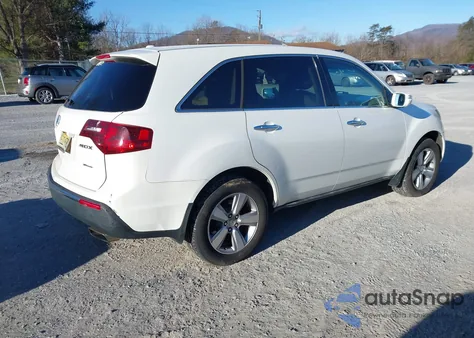 2012 Acura Mdx z USA, uszkodzony, nr VIN 2HNYD2H23CH519014